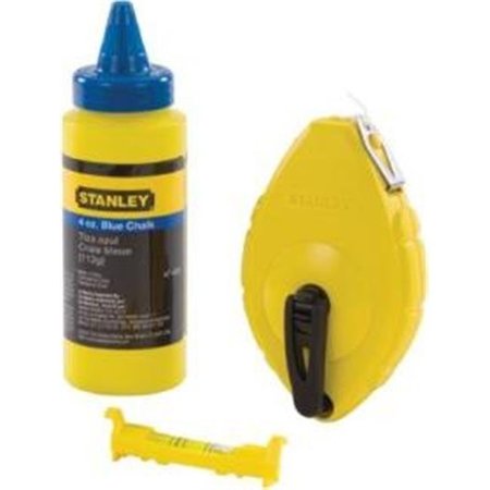 Stanley Stanley 680-47-443 Chalk Box With Blue Chalk And Line Level 76174474435